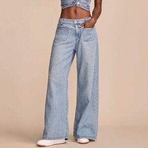 Lucky Brand Light Blue Wide Leg Jeans